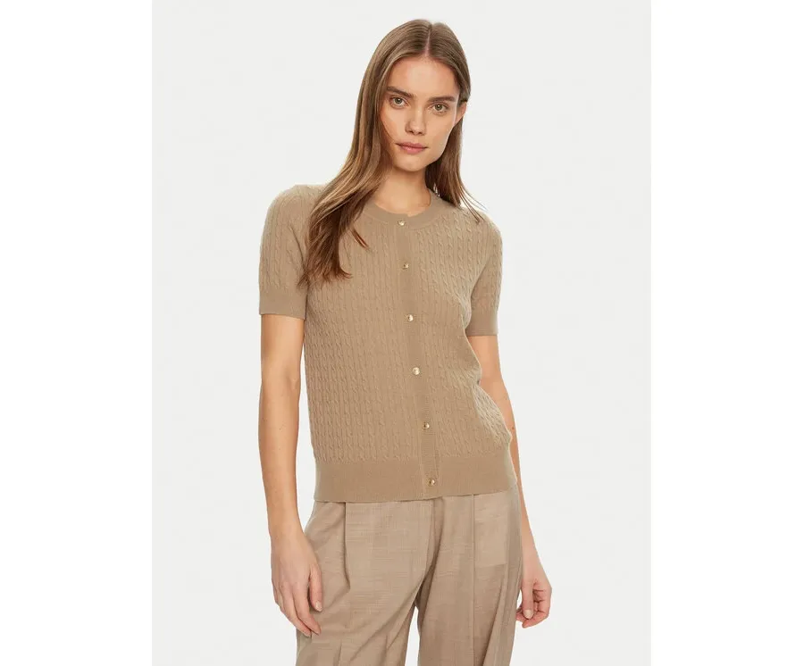 obrazek 1 Tommy Hilfiger Kardigan WW0WW43958 Khaki Regular Fit