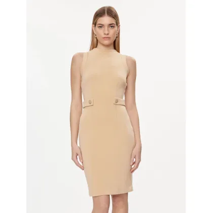 Zdjęcie Guess Sukienka codzienna W4GK89 K7UW2 Beżowy Slim Fit