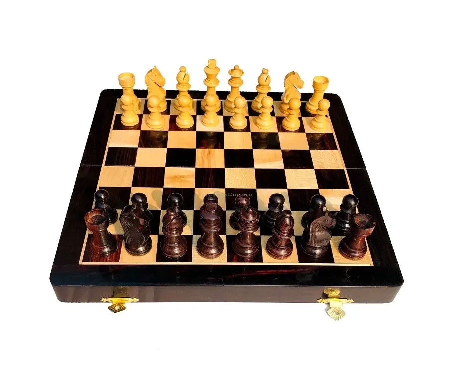 obrazek 1 Nowoczesna plansza magnetyczna z figurami dla miłośników szachów - The Chess Empire