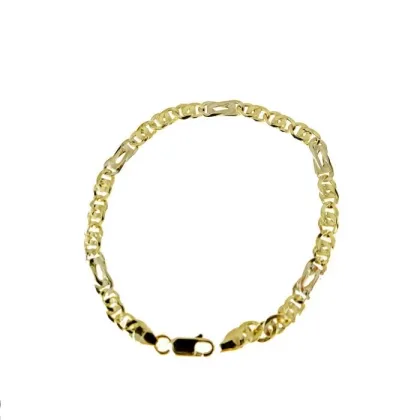 Zdjęcie Bransoletka z pustego łańcuszka z naprzemiennego ptasiego oka