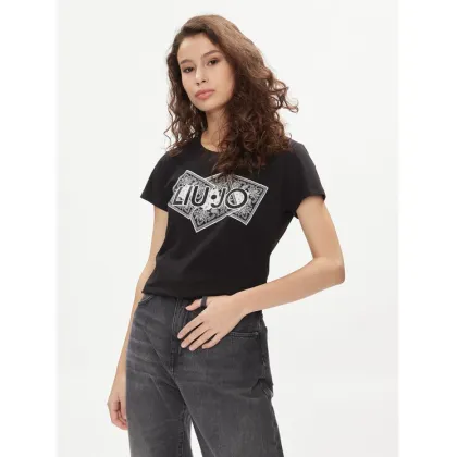 Zdjęcie Liu Jo T-Shirt MA4340 JS923 Czarny Regular Fit