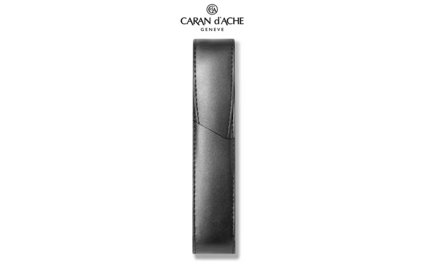 obrazek 2 Etui skórzane na 1 pióro - Delvaux Haute MaroQuinerie na 1 szt. Black