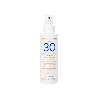 Zdjęcie KORRES YOGHURT Sonnenspray-Emulsion für Gesicht und Körper SPF30 Krem do opalania 150 ml