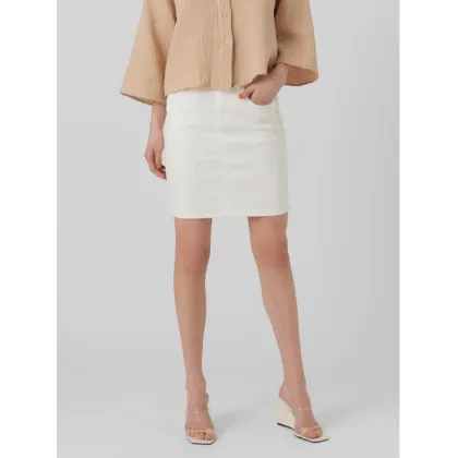 Zdjęcie Vero Moda Spódnica jeansowa Luna 10279491 Biały Regular Fit