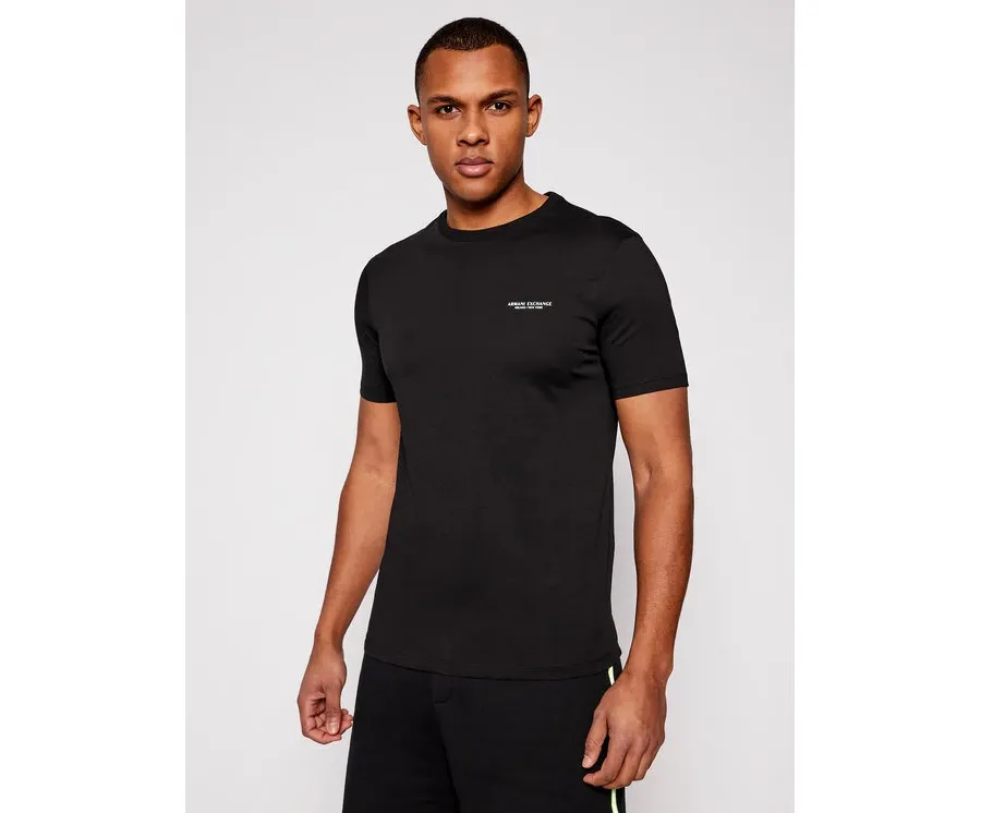 obrazek 1 Armani Exchange T-Shirt 8NZT91 Z8H4Z 1200 Czarny Regular Fit