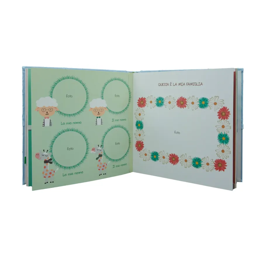 obrazek 3 Piękny album na zdjęcia dziecka ze srebrną ramką 9х13 cm