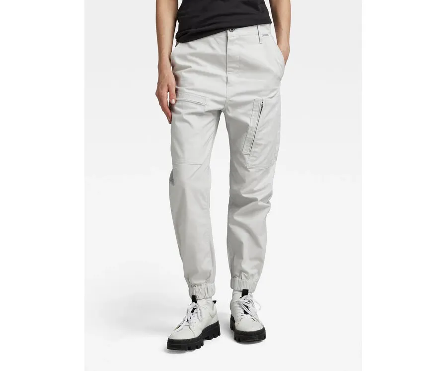 obrazek 1 G-Star Raw Spodnie materiałowe D22884-D387-D607 Écru Boyfriend Fit