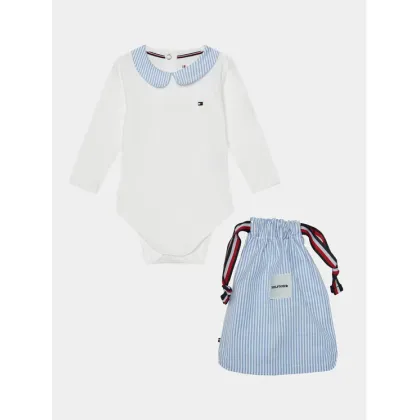 Zdjęcie Tommy Hilfiger Body Baby Ithaca Body Giftbag KN0KN01874 Niebieski Regular Fit