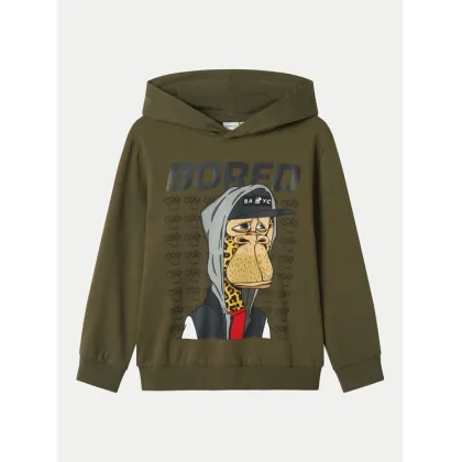 Zdjęcie NAME IT Bluza 13238528 Khaki Standard Fit