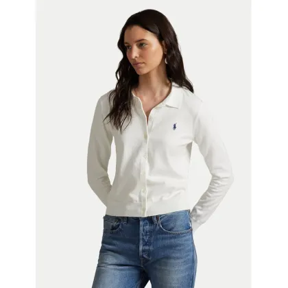 Zdjęcie Polo Ralph Lauren Kardigan 211972110002 Biały Slim Fit