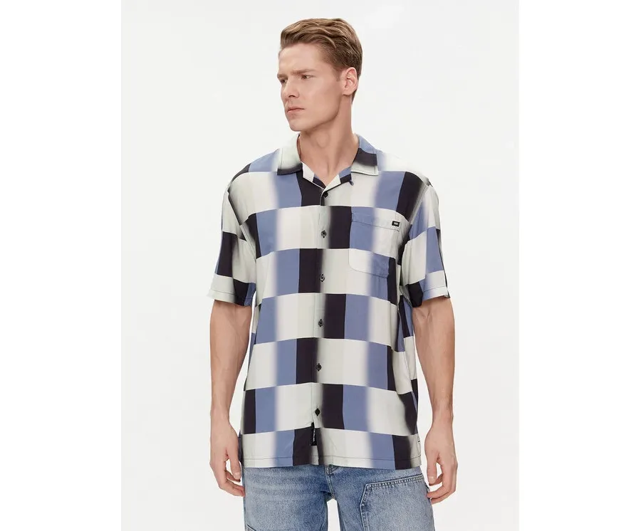 obrazek 1 Vans Koszula Emory Ss Woven VN000G7E Niebieski Regular Fit