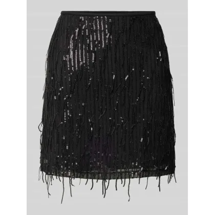 Zdjęcie Spódnica mini z siateczki z cekinami model ‘SPACY’