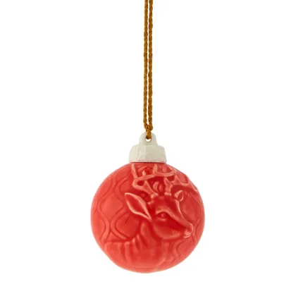 Picture Elegant decorative bauble with the image of a reindeer - Bordallo Pinheiro