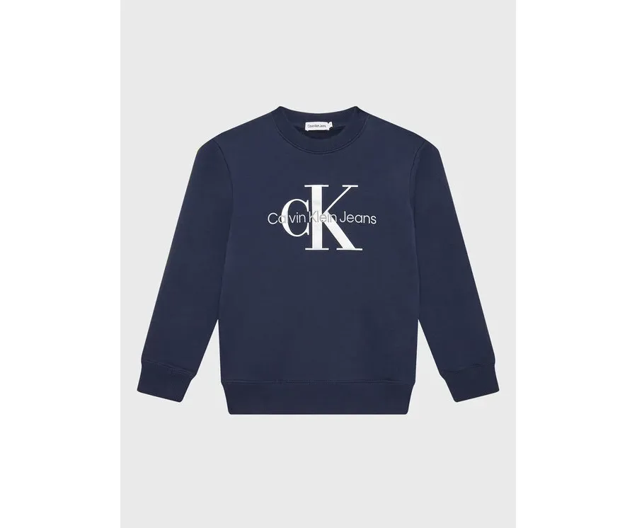 obrazek 1 Calvin Klein Jeans Bluza Monogram Logo IU0IU00265 Granatowy Regular Fit