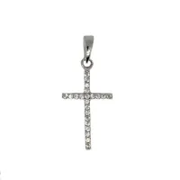 Zdjęcie Piękny cyrkoniowy krzyż  20x12mm