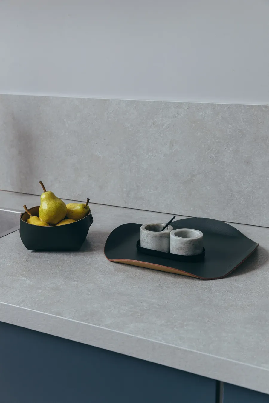 obrazek 3 Stylowy koszyk Flora 15x15xH7 cm w kolorze oliwki