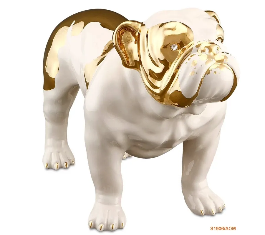 obrazek 2 Ceramiczne psy rasy Buldog - włoska marka Ahura