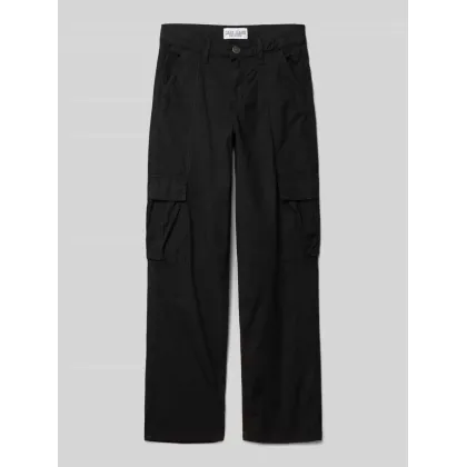 Zdjęcie Spodnie o luźnym kroju z zapięciem na guzik model ‘Karly’