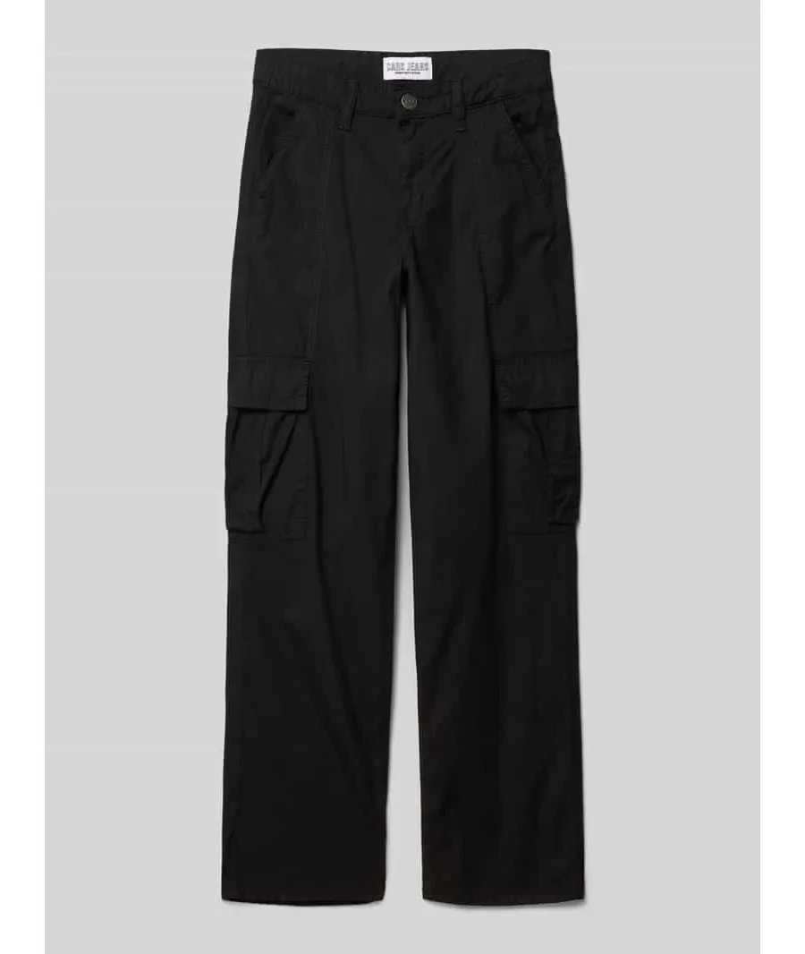 obrazek 1 Spodnie o luźnym kroju z zapięciem na guzik model ‘Karly’