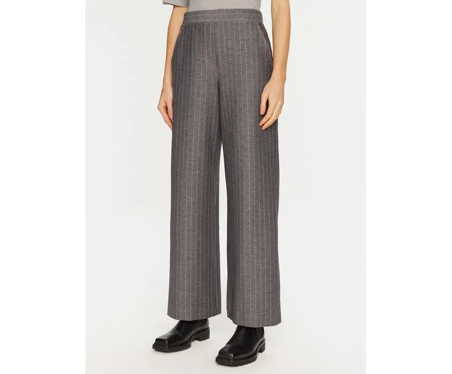 obrazek 1 Max Mara Leisure Spodnie materiałowe Foggia 2426786108 Szary Wide Leg