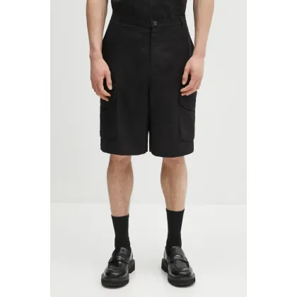 Zdjęcie Daily Paper szorty bawełniane Cotton Cargo Shorts męskie kolor czarny 2511027