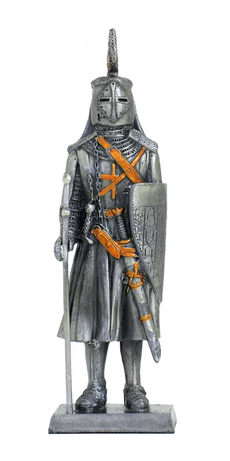 obrazek 1 Pewterowa figurka średniowiecznego rycerza