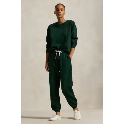 Zdjęcie Polo Ralph Lauren spodnie dresowe kolor zielony gładkie 211943009