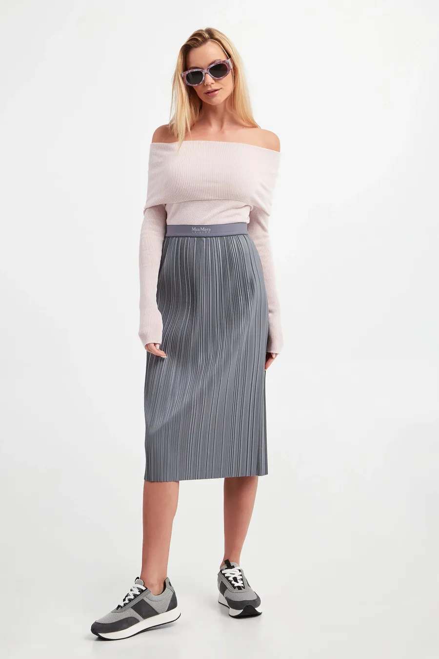 obrazek 1 Spódnica plisowana Kabir MAX MARA LEISURE Max Mara Leisure