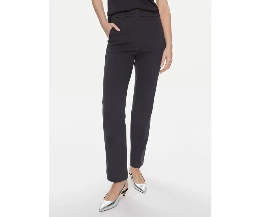 obrazek 1 Weekend Max Mara Spodnie materiałowe Basco 2415781051 Granatowy Regular Fit