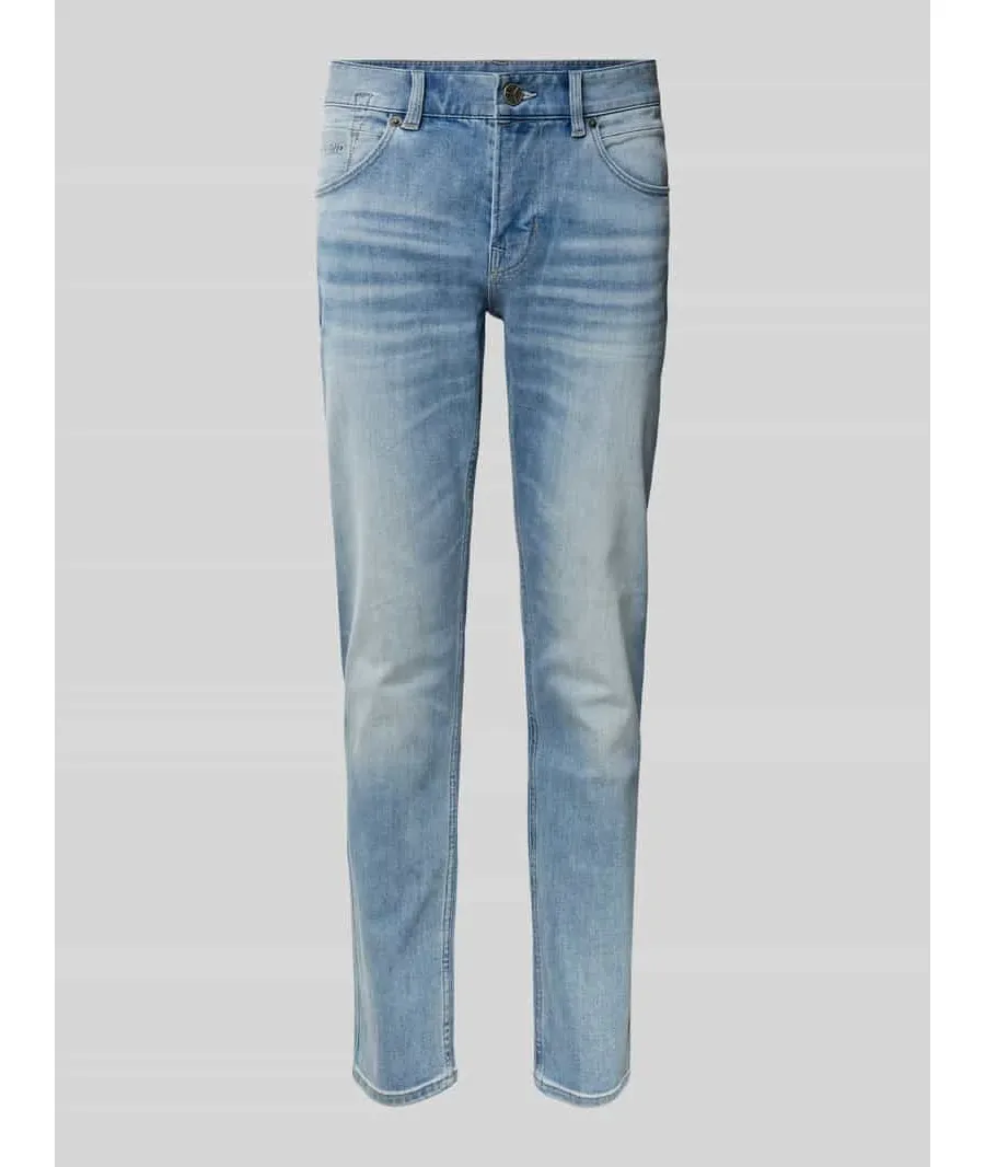 obrazek 1 Jeansy o kroju regular fit ze szlufkami na pasek model ‘Nightflight’