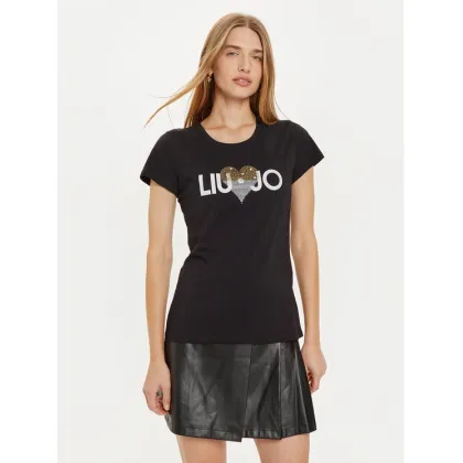 Zdjęcie Liu Jo T-Shirt WF4416 JS923 Czarny Regular Fit