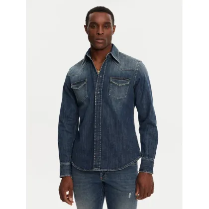 Zdjęcie Dolce&Gabbana Koszula jeansowa G5JC8D G8GW9 Granatowy Regular Fit