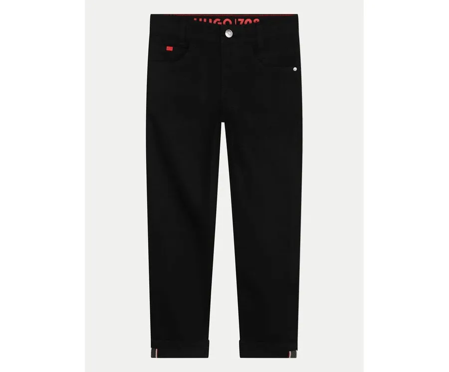 obrazek 1 Hugo Jeansy G00185 M Czarny Slim Fit HUGO
