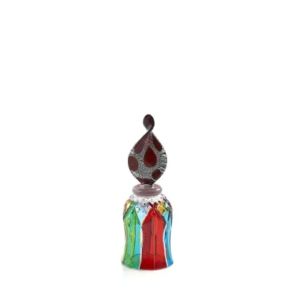 Zdjęcie Niezwykle ozdobny dzwonek ze szkła weneckiego (13,5 cm)