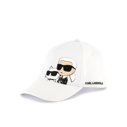 Zdjęcie KARL LAGERFELD Czapka z daszkiem Z30393 Biały