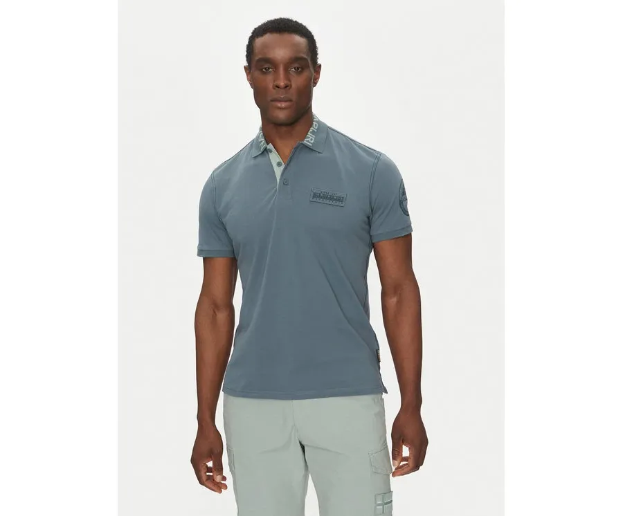 obrazek 1 Napapijri Polo E-Amundsen NP0A4IN9 Niebieski Regular Fit