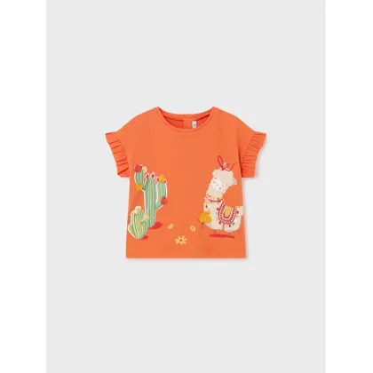 Zdjęcie Mayoral T-Shirt 1013 Pomarańczowy Regular Fit