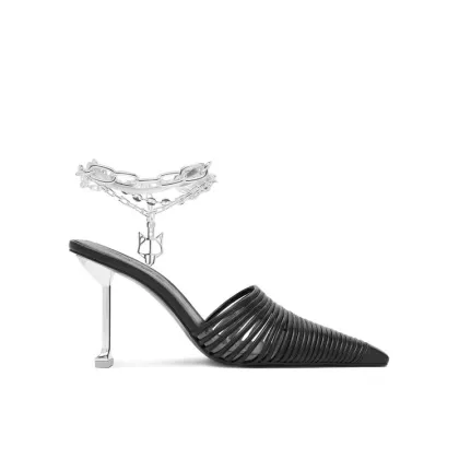 Zdjęcie Naked Wolfe Klapki Chromed 00007 Czarny