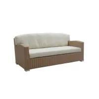 Zdjęcie Prestiżowa sofa wykonana z rattanu do ogrodu i na taras