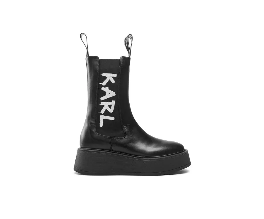 obrazek 1 KARL LAGERFELD Sztyblety KL42460 Czarny