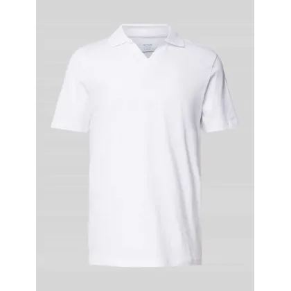 Zdjęcie Koszulka polo o kroju regular fit z dekoltem w serek