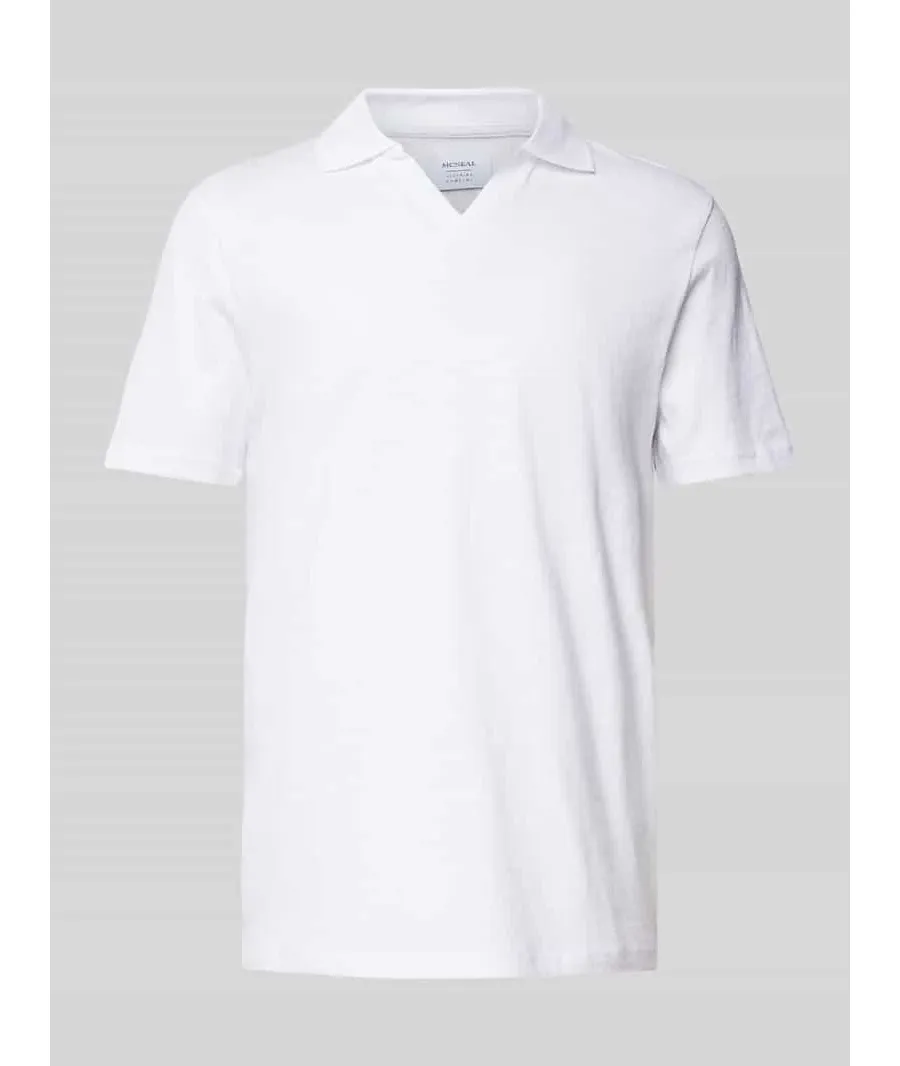 obrazek 1 Koszulka polo o kroju regular fit z dekoltem w serek
