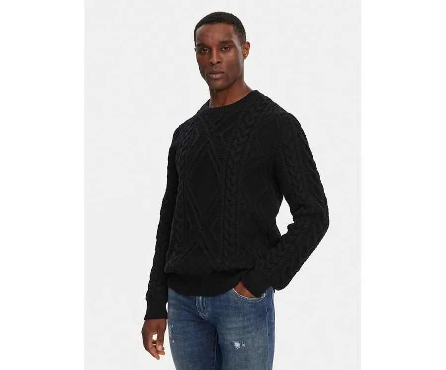 obrazek 1 Dolce&Gabbana Sweter GXX02T JCVYE Czarny Regular Fit