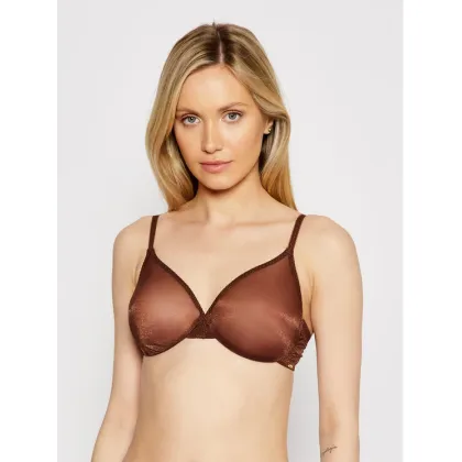 Zdjęcie Gossard Biustonosz z fiszbiną Glossies Sheer Moulded 6271 Brązowy