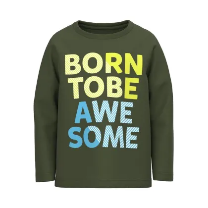 Zdjęcie NAME IT Bluzka 13218853 Zielony Loose Fit