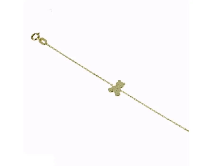 obrazek 1 Piękna bransoletka z misiem 14 cm