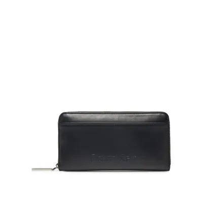Zdjęcie Calvin Klein Duży Portfel Damski Embossed Logo Large Zip Around K60K612952 Czarny