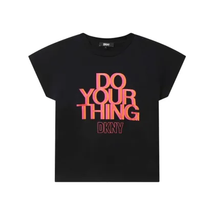 Zdjęcie DKNY T-Shirt D35S88 D Czarny Regular Fit