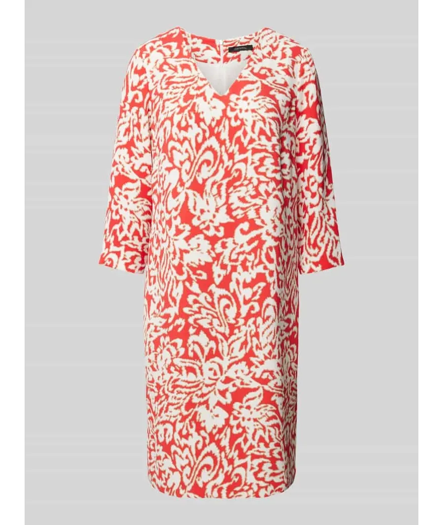 obrazek 1 Sukienka o długości do kolan z nadrukiem na całej powierzchni