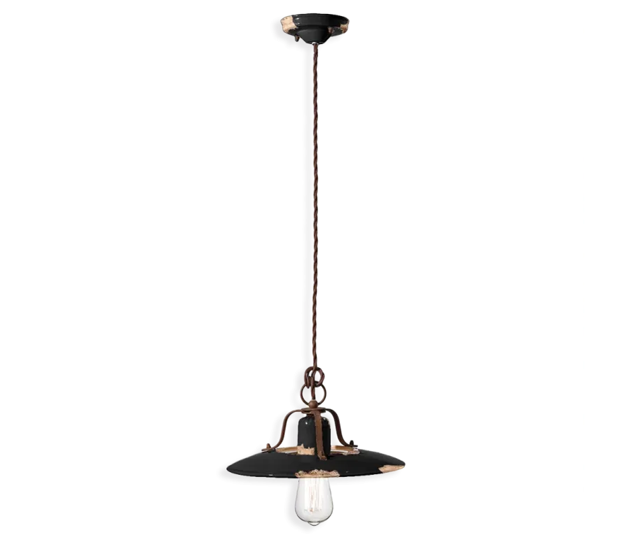 obrazek 4 Wyjątkowa włoska lampa wisząca retro